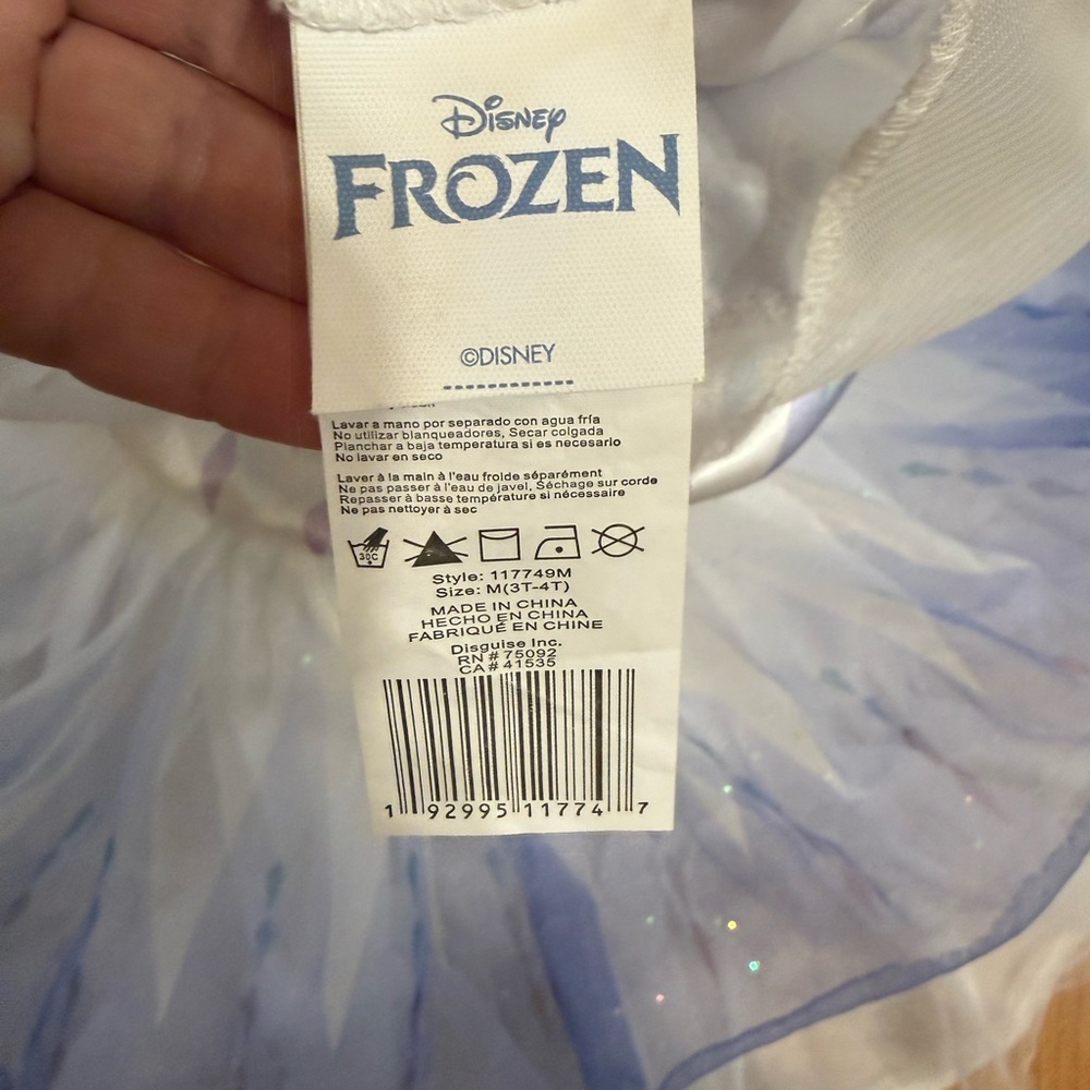 Toddler girl short frozen dress. Size 3-4T - Picture 2 of 4